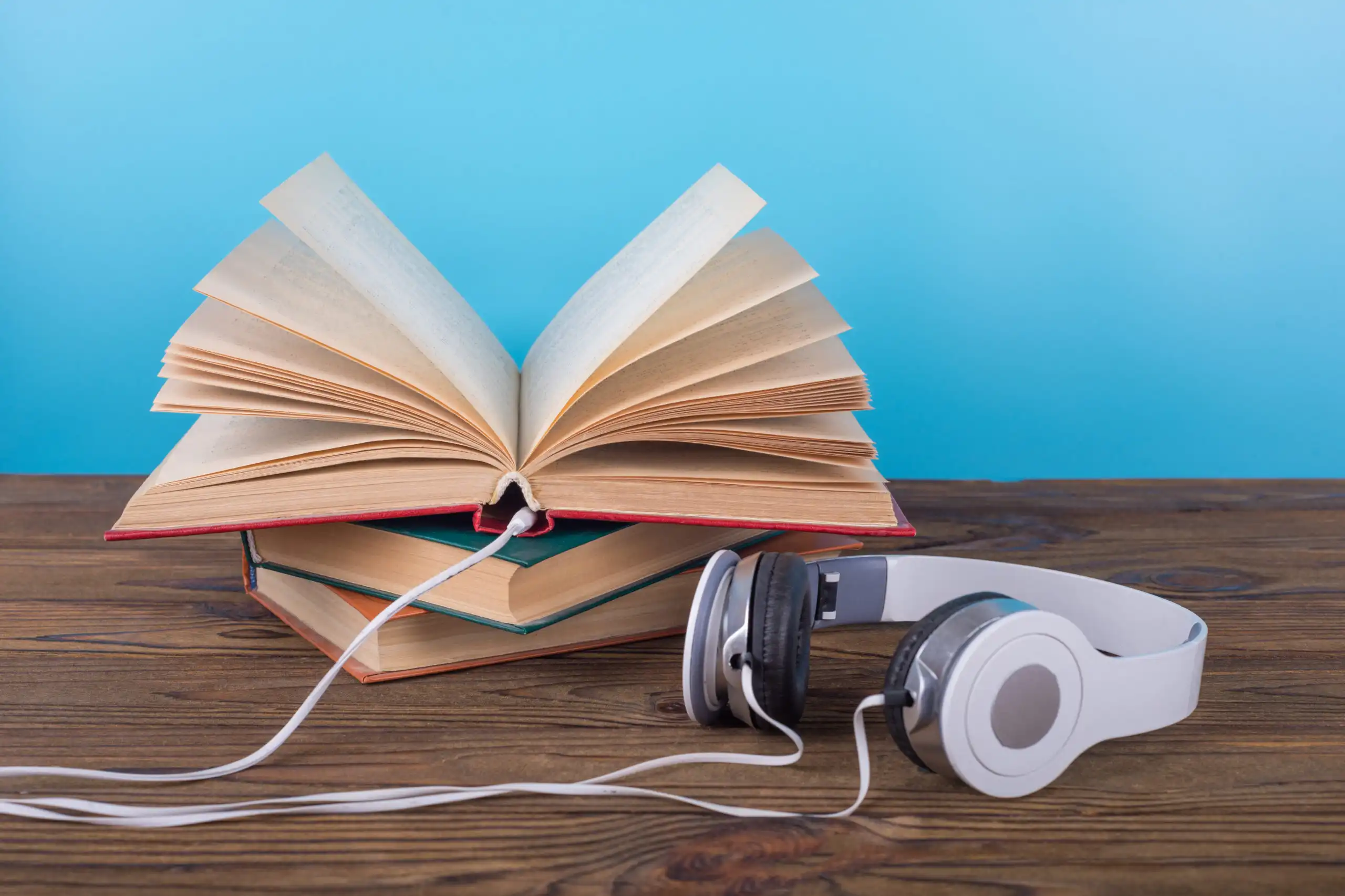 Audiobook narration recording session at Maskin Book Publishing